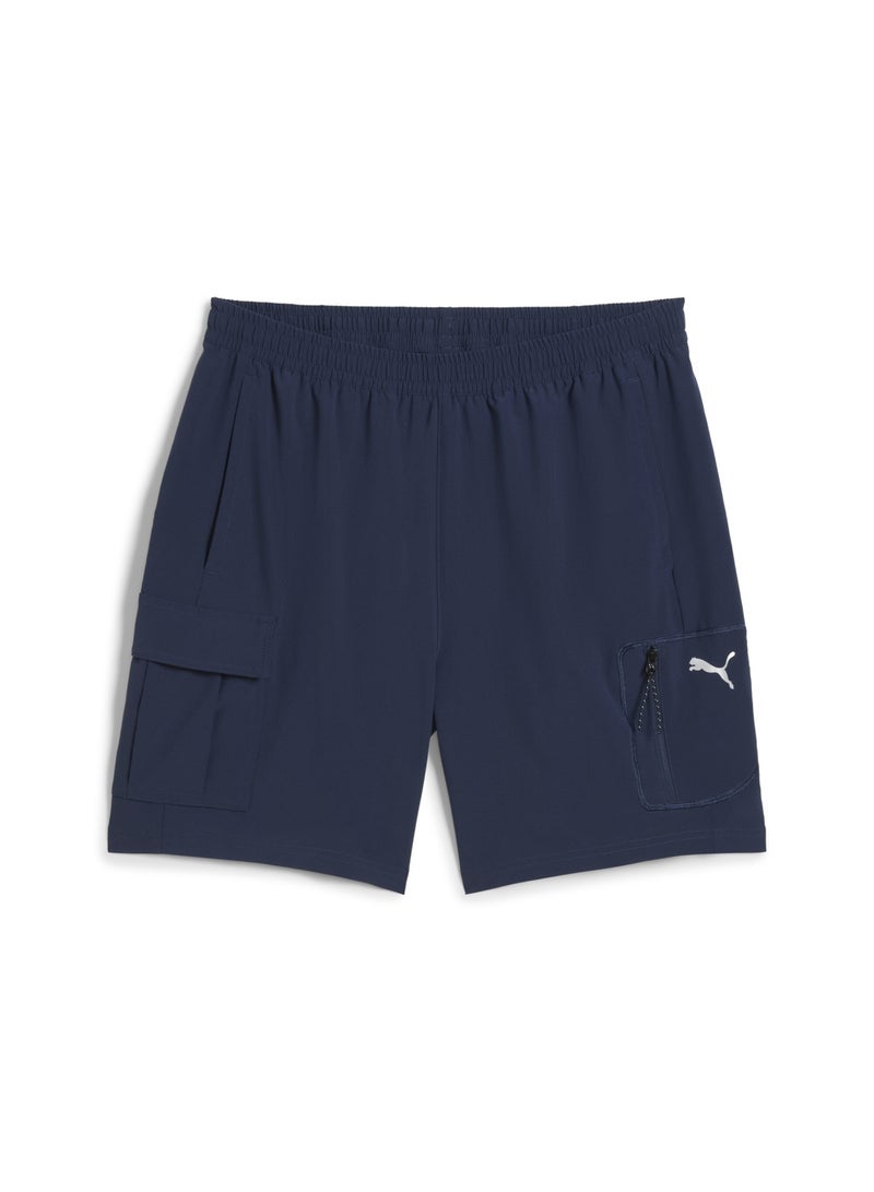 PUMA Flex 7" Mens Blue Cargo Shorts - Image 1